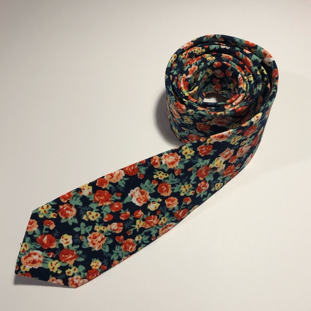Colorful Floral Tie